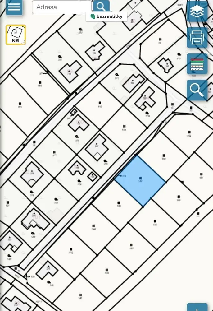 Prodej pozemku 116 m², Turovec · okres Tábor