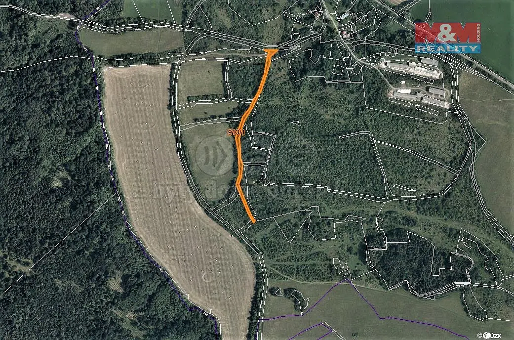 Prodej pozemku 3400 m², Mašťov · okres Chomutov