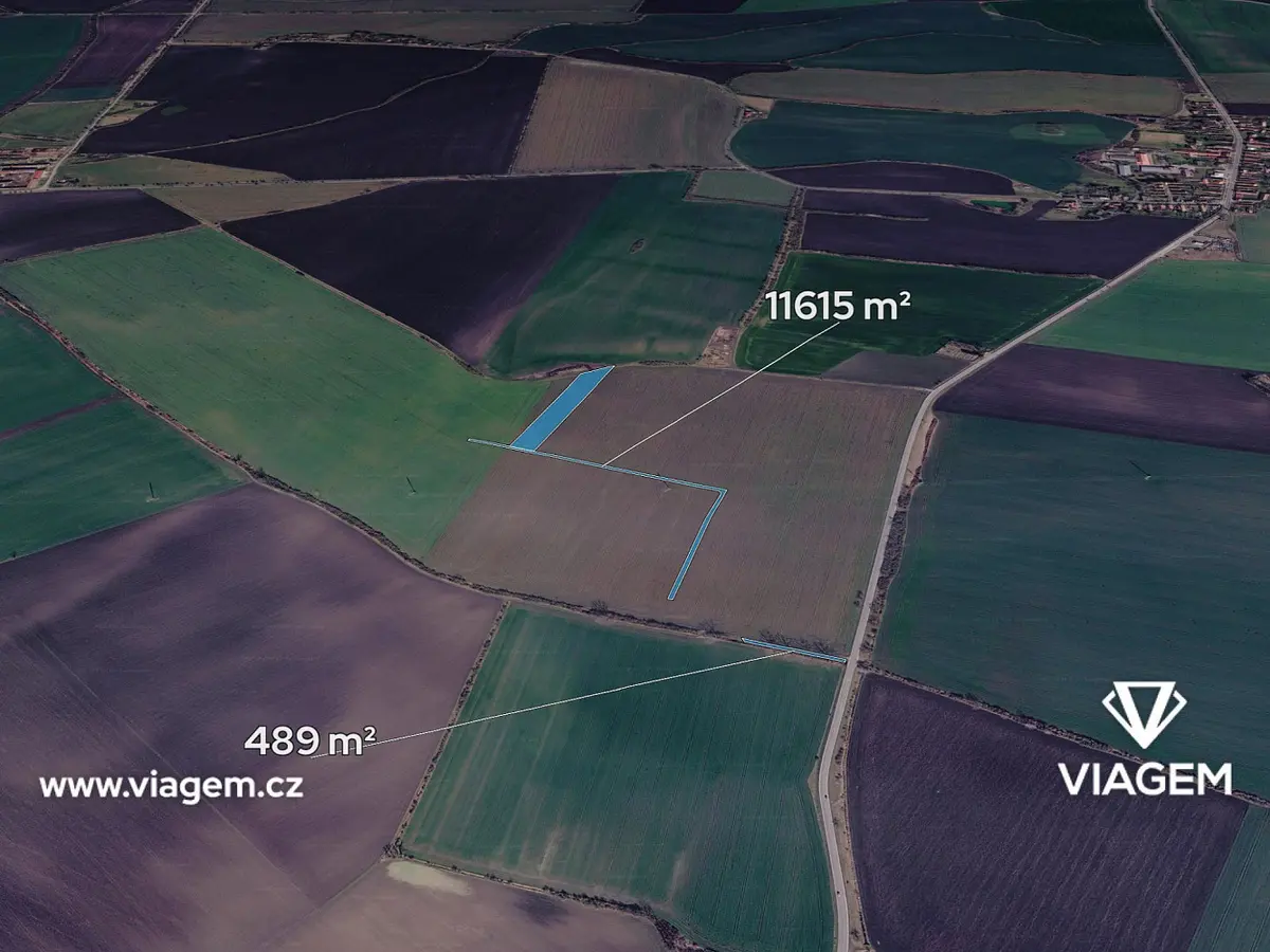 Prodej pozemku 4389 m², Senice · okres Nymburk