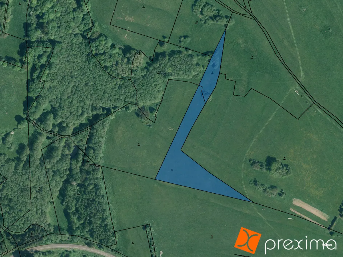 Prodej pozemku 11 m², Zádub-Závišín · okres Cheb