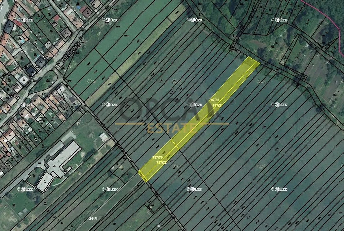 Prodej pozemku 3590 m², Přísnotice · okres Brno-venkov