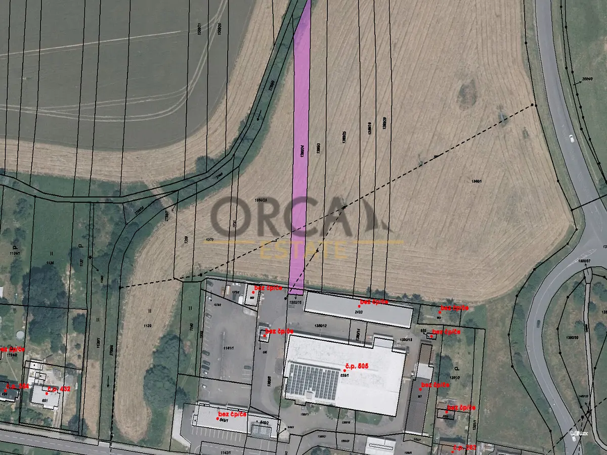 Prodej pozemku 1546 m², Hranice · okres Přerov