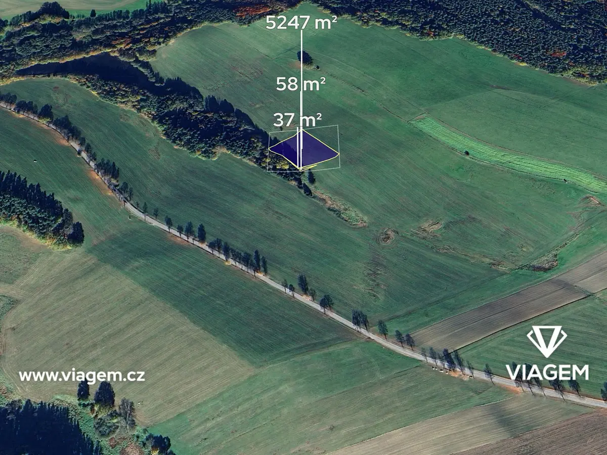 Prodej pozemku 334 m², Olešnice · okres České Budějovice