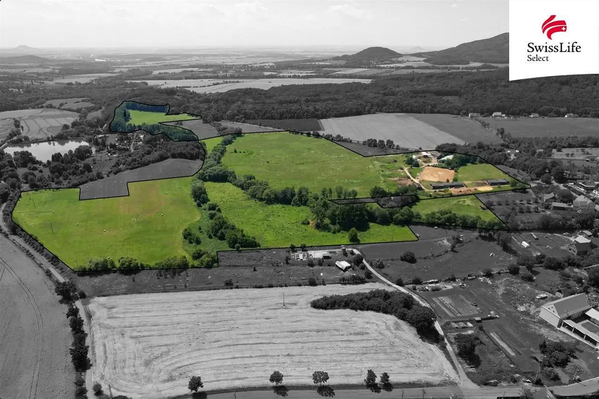 Prodej pozemku 225295 m², Třebušín · okres Litoměřice
