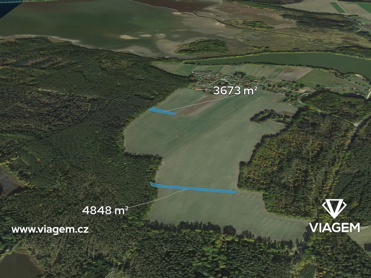 Prodej pozemku 1065 m², Třeboň · okres Jindřichův Hradec