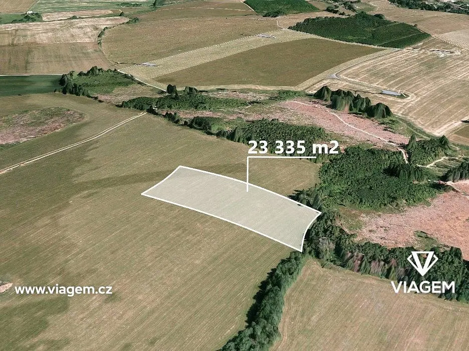 Prodej pozemku 23335 m², Těšíkov · Šternberk