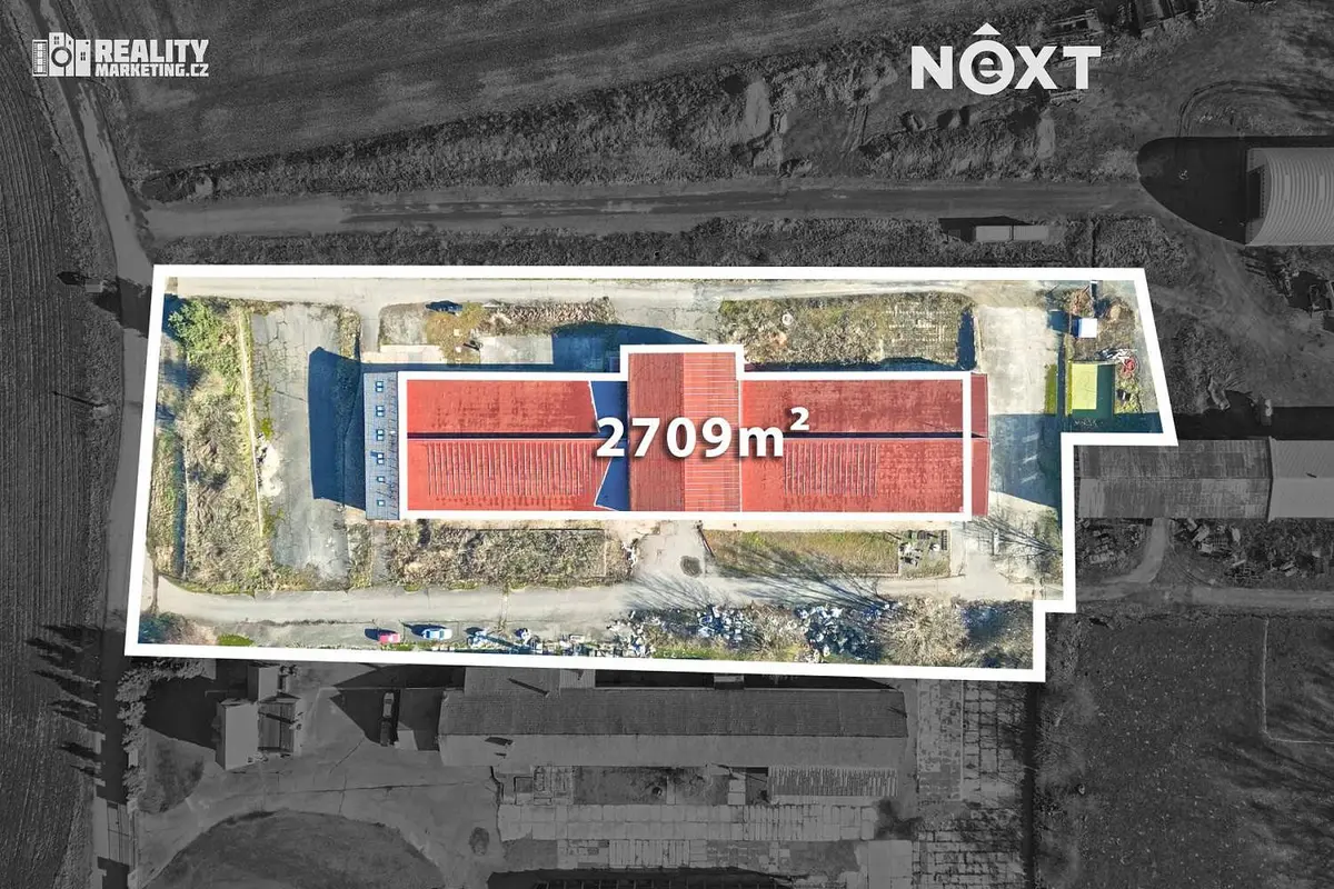 Pronájem komerčního prostoru 2417 m², Rostěnice-Zvonovice