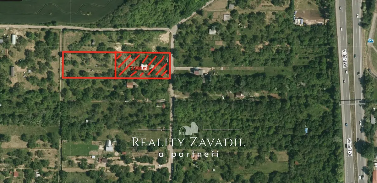 Prodej pozemku 2000 m², Modřice