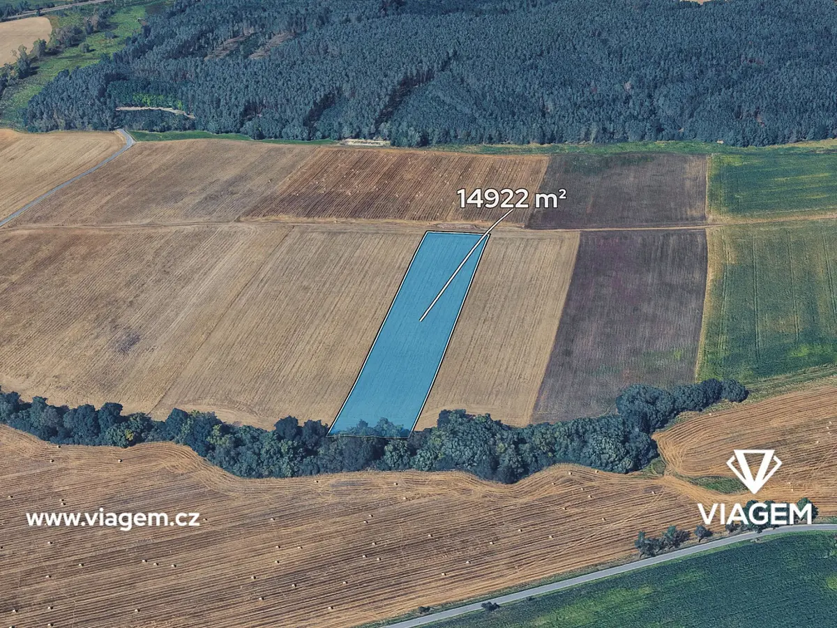 Prodej pozemku 6395 m², Osvračín · okres Domažlice