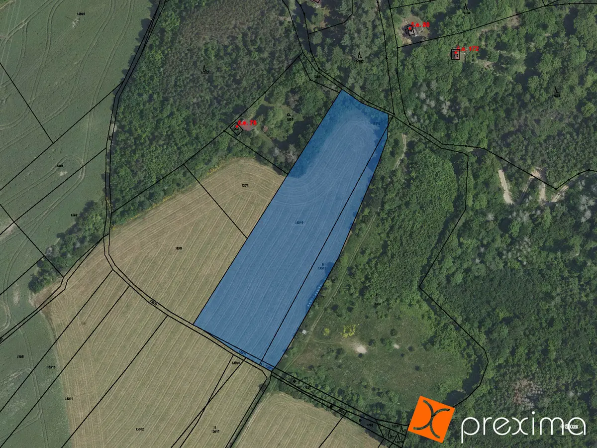 Prodej pozemku 260 m², Davle · okres Praha-západ