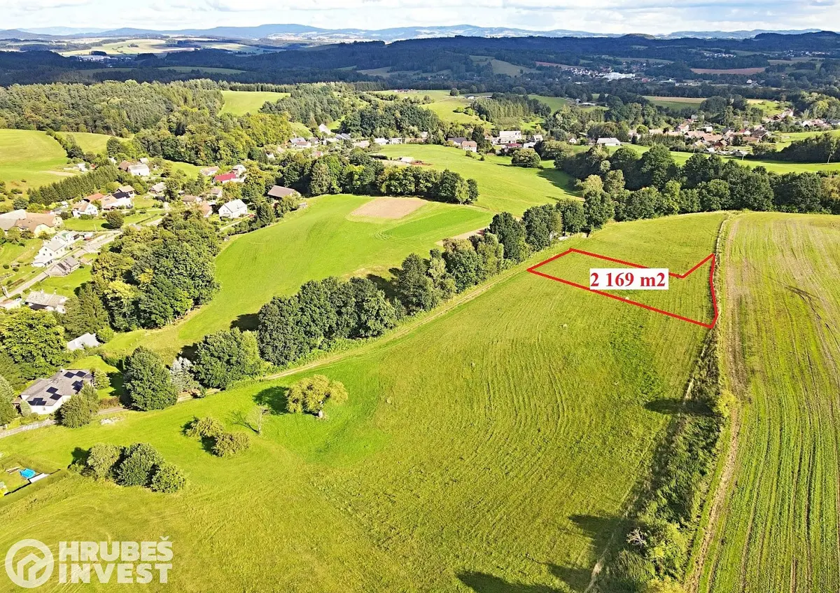 Prodej pozemku 2169 m², Hnátnice · okres Ústí nad Orlicí