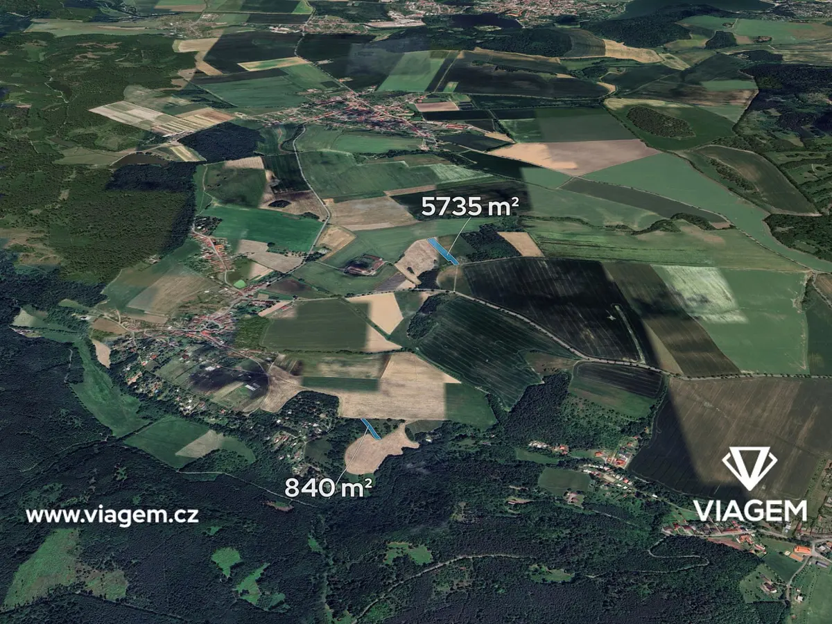 Prodej pozemku 867 m², Prostějovičky · okres Prostějov