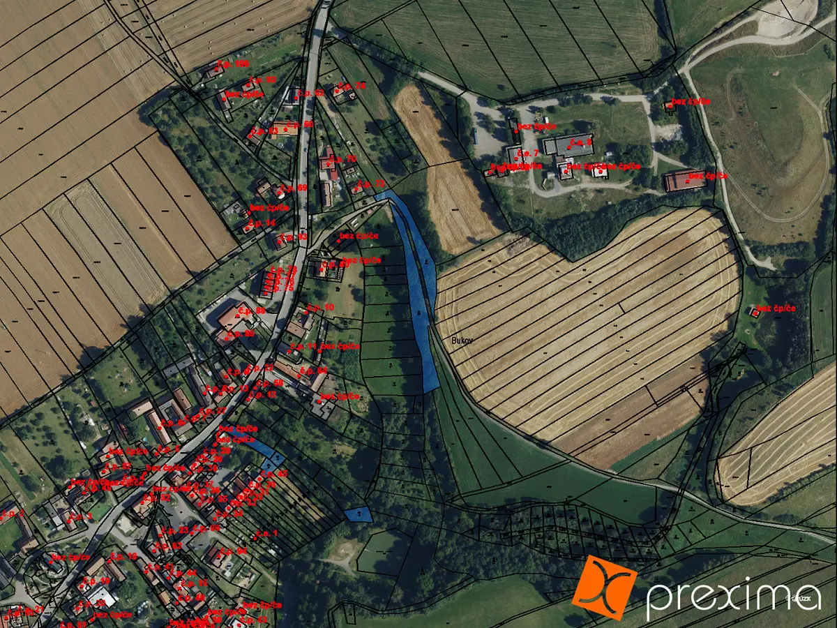 Prodej pozemku 964 m², Bukov · okres Žďár nad Sázavou