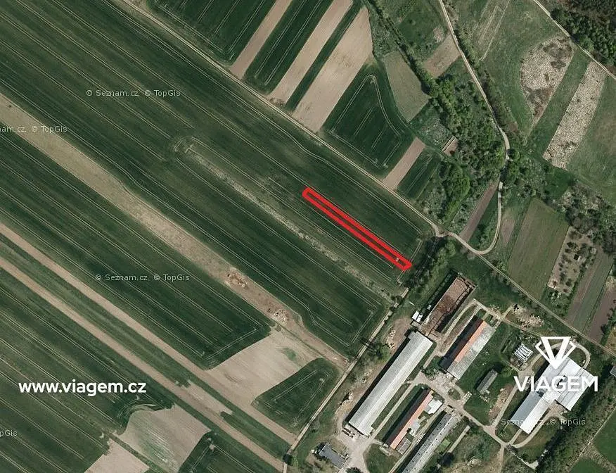 Prodej pozemku 364 m², Moravský Písek · okres Hodonín