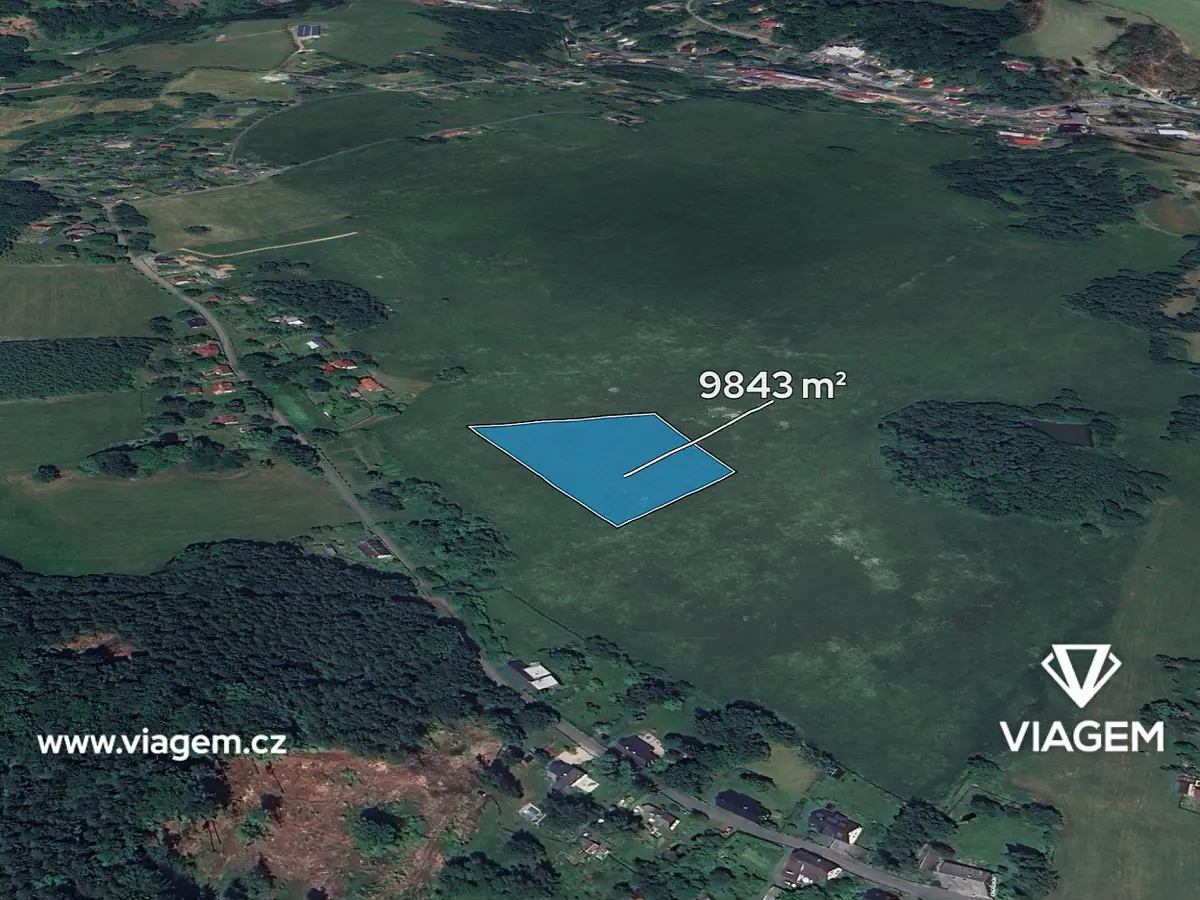 Prodej pozemku 9843 m², Krásná Lípa