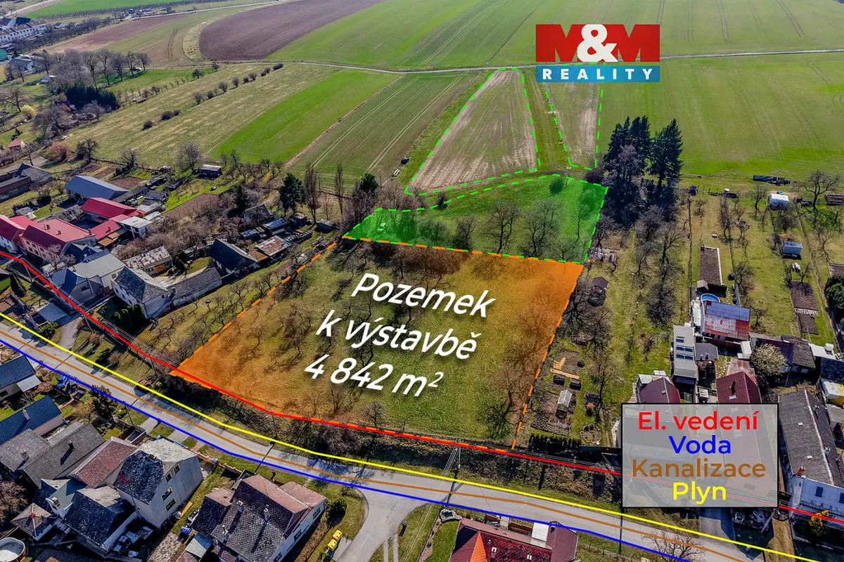 Prodej pozemku 200 m², Vilémov · okres Olomouc