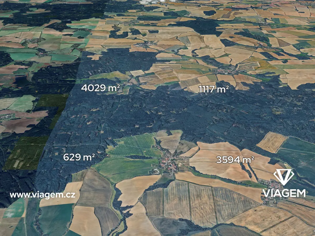 Prodej pozemku 3123 m², Všekary · okres Plzeň-Jih