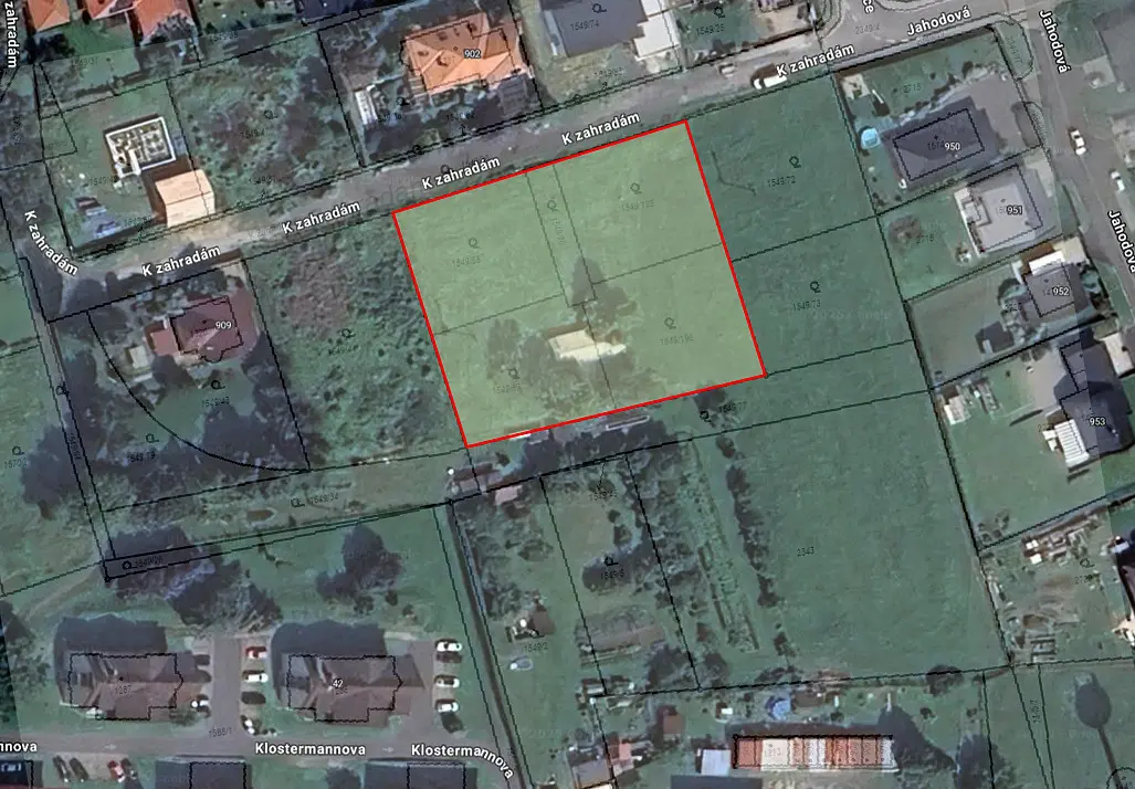 Prodej pozemku 448 m², K Zahradám · Nýrsko