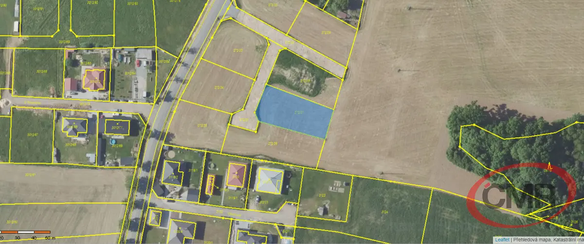 Prodej pozemku 1061 m², Sedlčany · okres Příbram