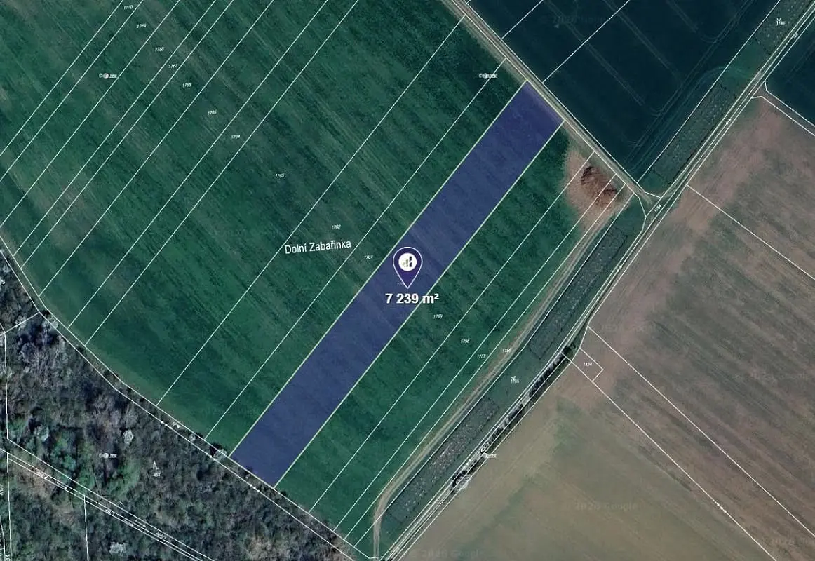 Prodej pozemku 3620 m², Počenice-Tetětice · okres Kroměříž