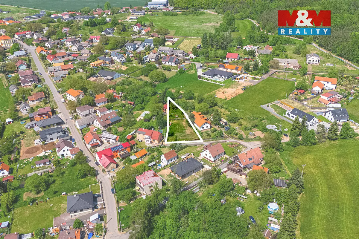 Prodej pozemku 952 m², Háje u Příbramě · Háje