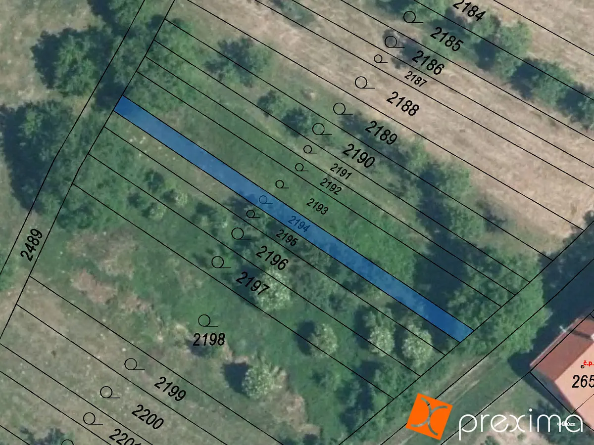 Prodej pozemku 21 m², Stavěšice · okres Hodonín