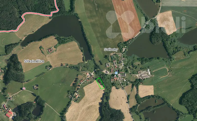 Prodej pozemku 293 m², Horní Stropnice · okres České Budějovice