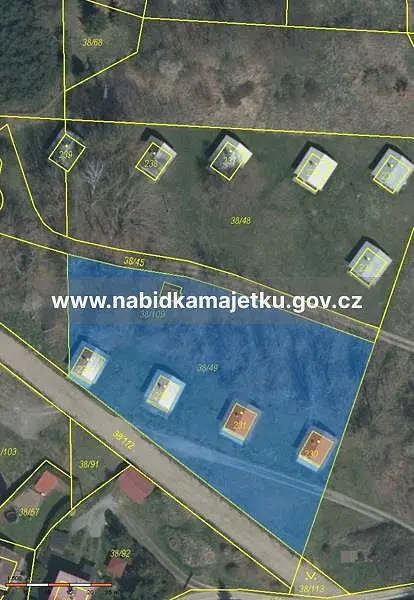 Prodej pozemku 2690 m², Úlice · okres Plzeň-sever