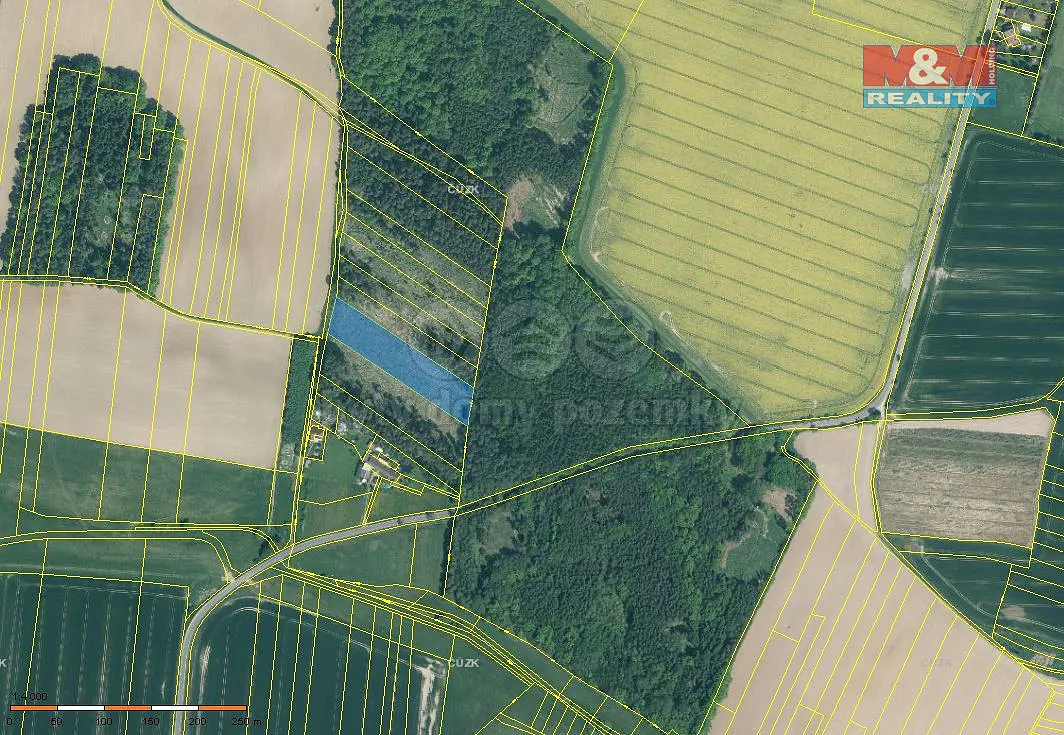 Prodej pozemku 6579 m², Stehlovice · okres Písek