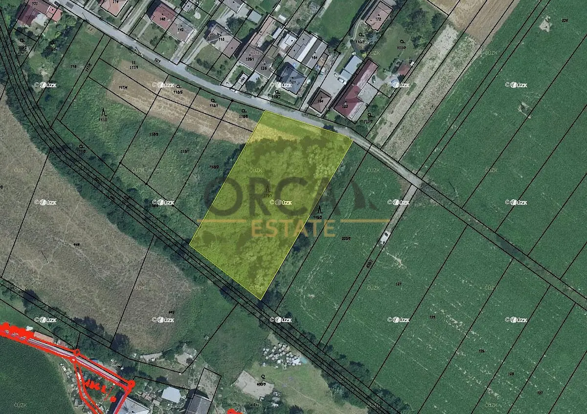 Prodej pozemku 4595 m², Stařechovice · okres Prostějov