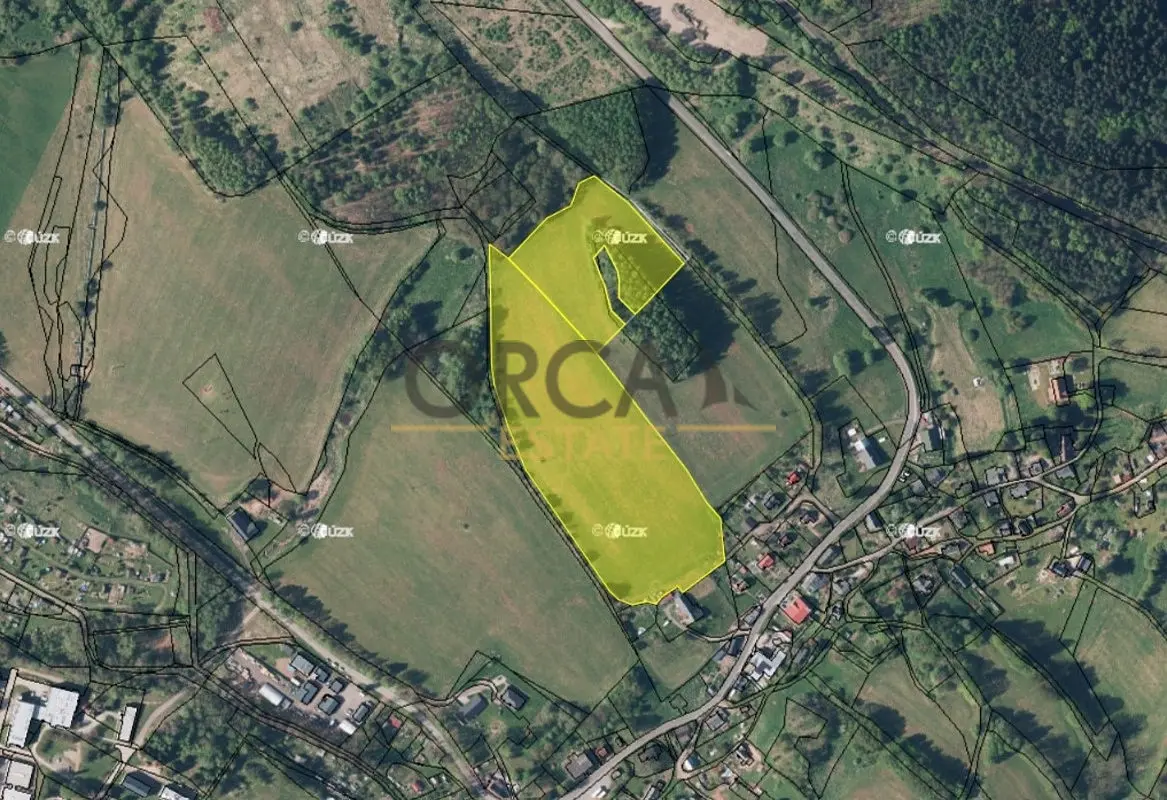 Prodej pozemku 20692 m², Radvanice · okres Trutnov