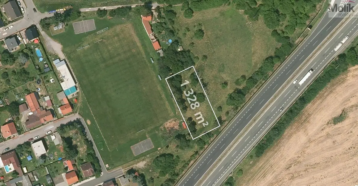 Prodej pozemku 1328 m², Ke Hřišti · Drahelčice
