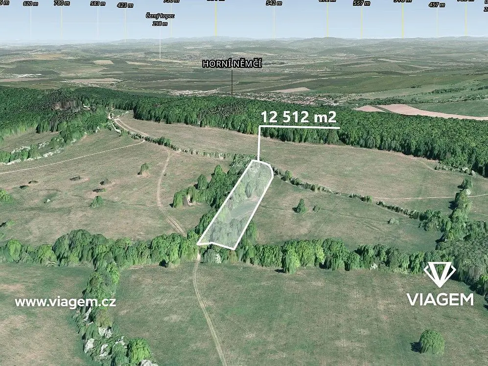 Prodej pozemku 12512 m², Slavkov