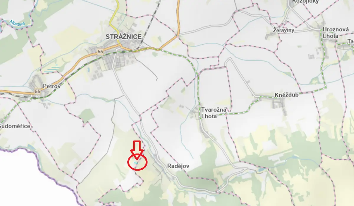 Prodej pozemku 460 m², Radějov - Bdeněves