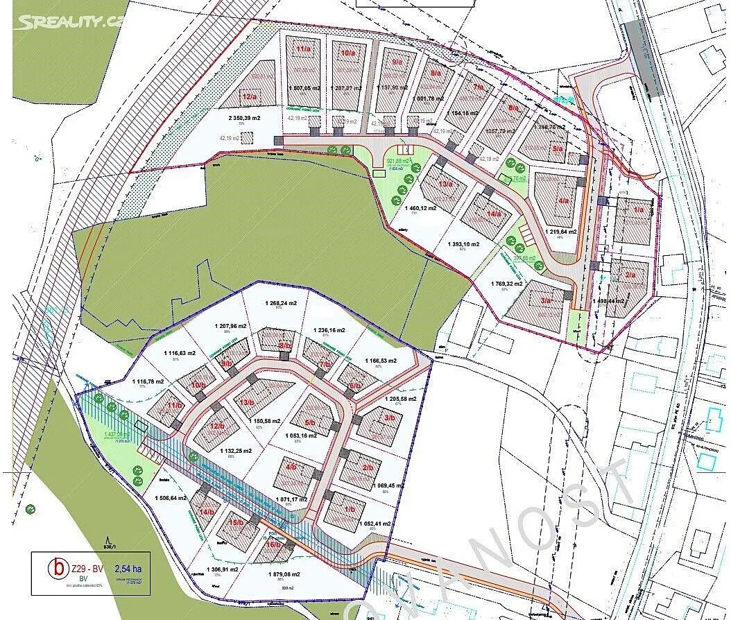 Prodej pozemku 365 m², Nová Role - Mezirolí · okres Karlovy Vary