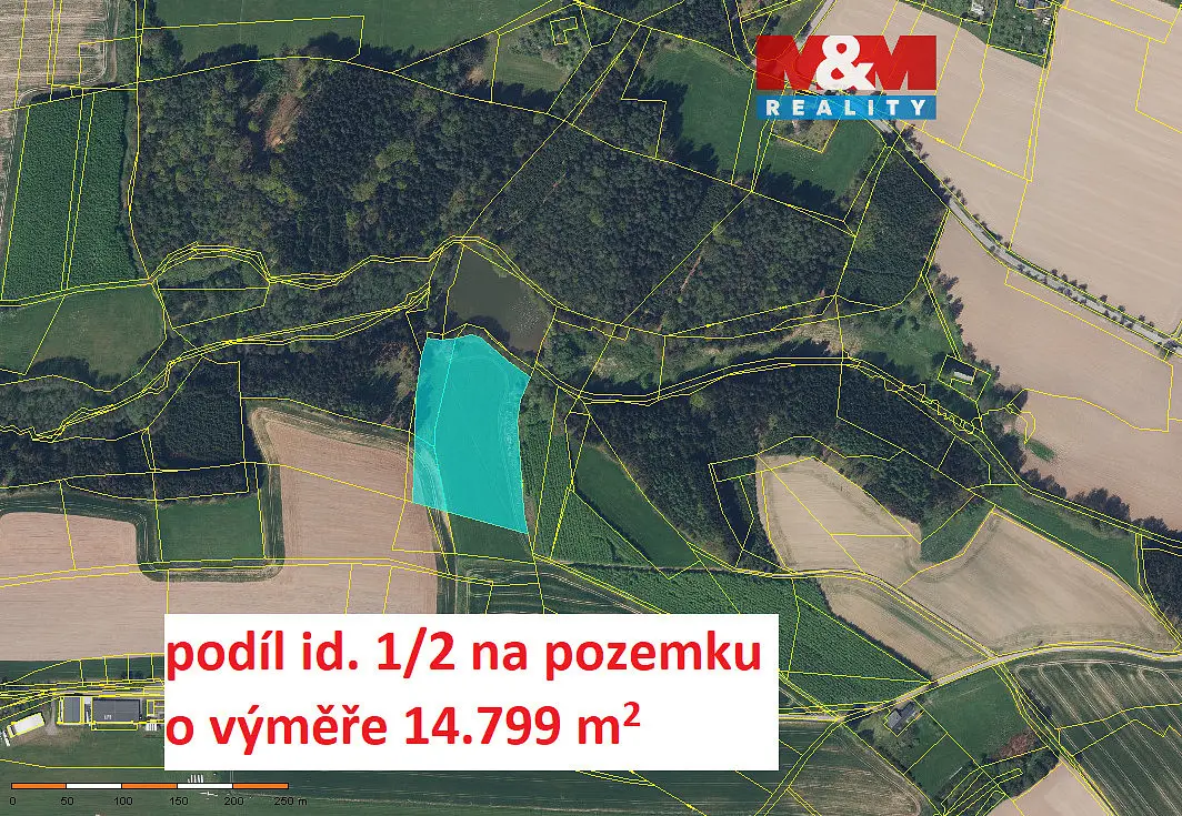 Prodej pozemku 799 m², Velké Poříčí · okres Náchod