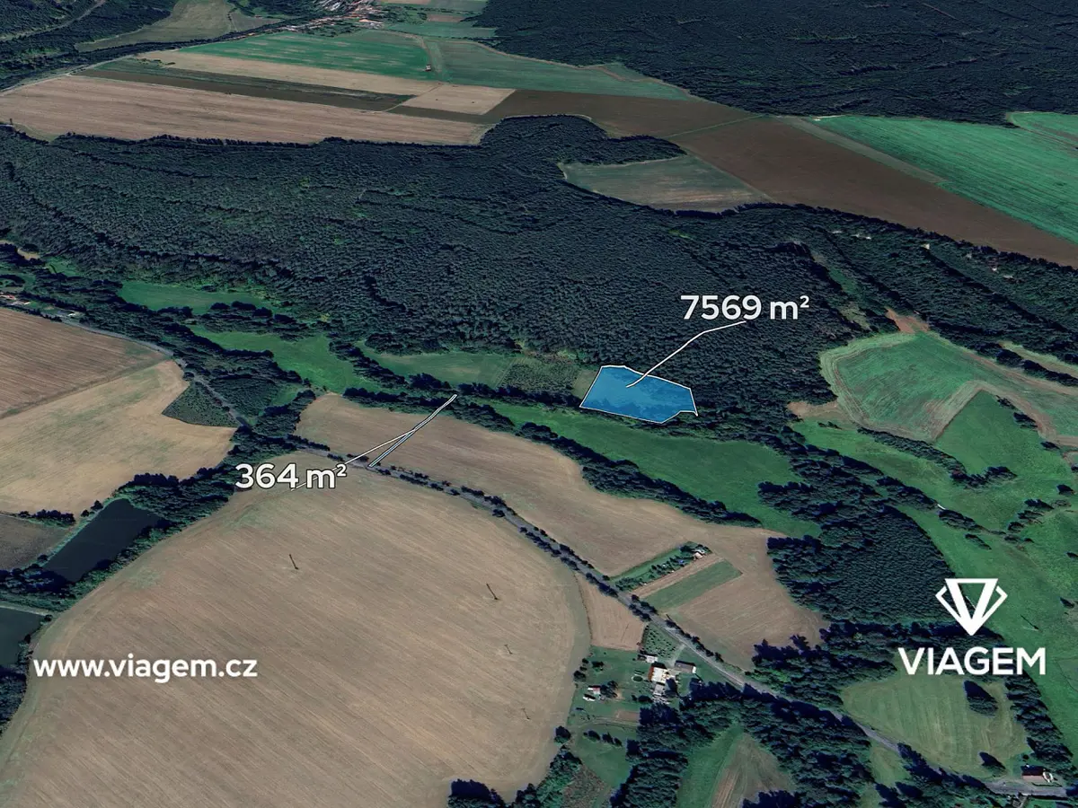 Prodej pozemku 3807 m², Vrbatův Kostelec · okres Chrudim
