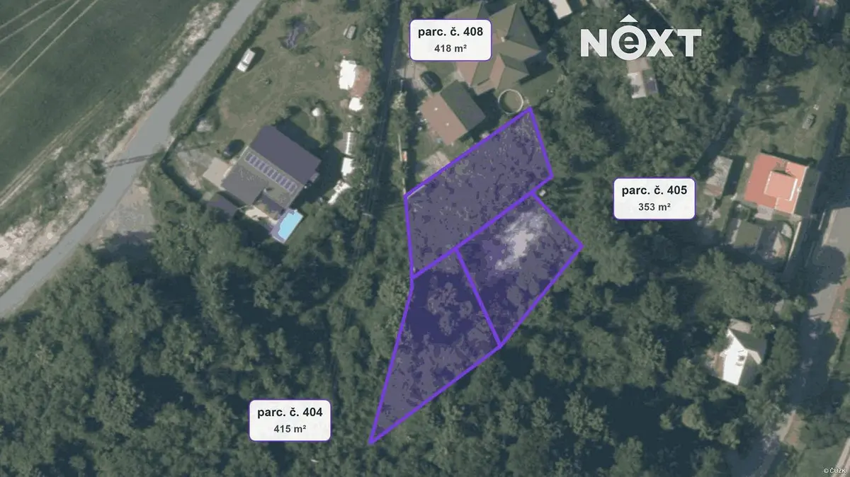 Prodej pozemku 186 m², Libušín