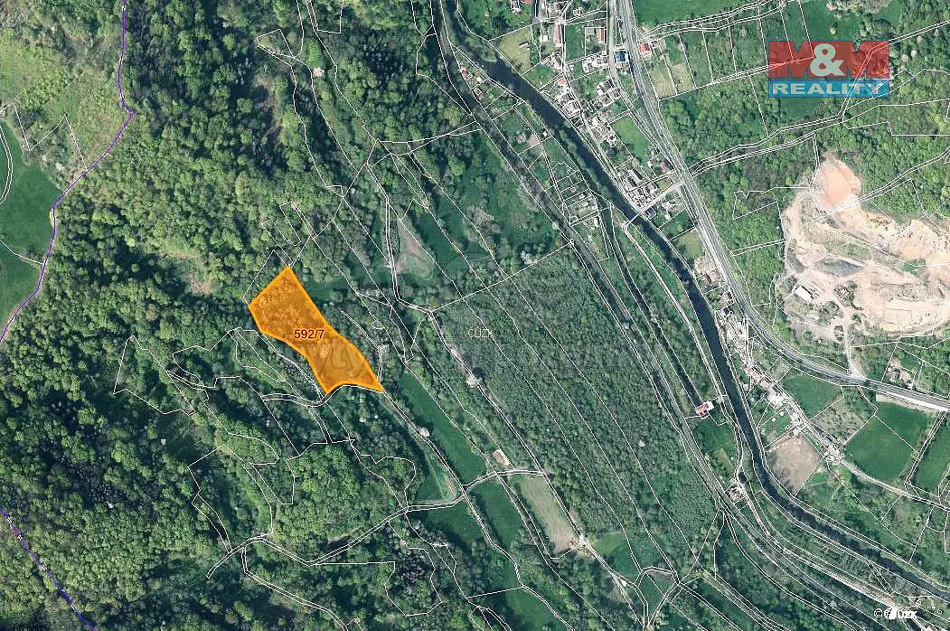 Prodej pozemku 17 m², Malá Veleň · okres Děčín