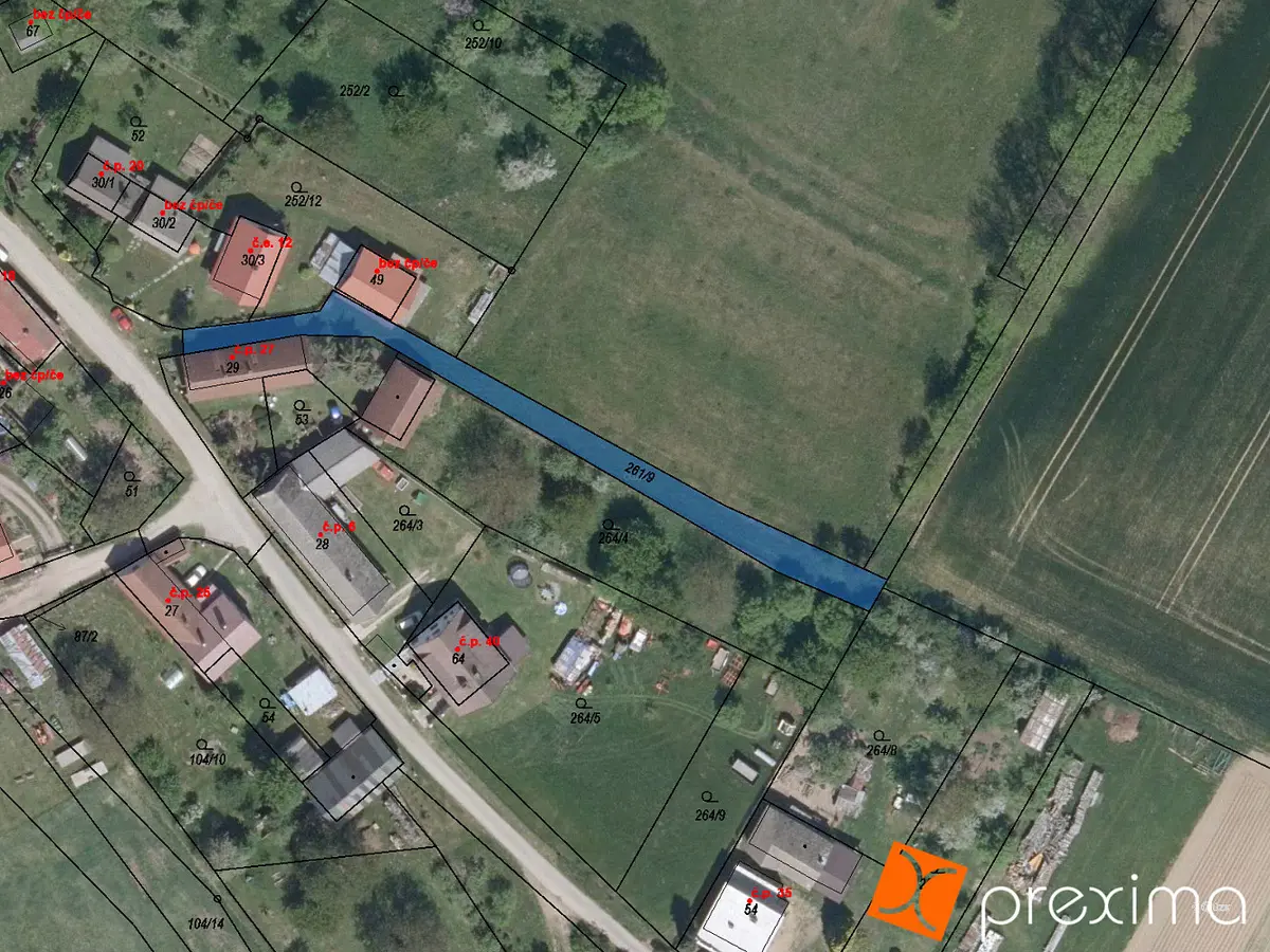 Prodej pozemku 22 m², Leština u Světlé · okres Havlíčkův Brod