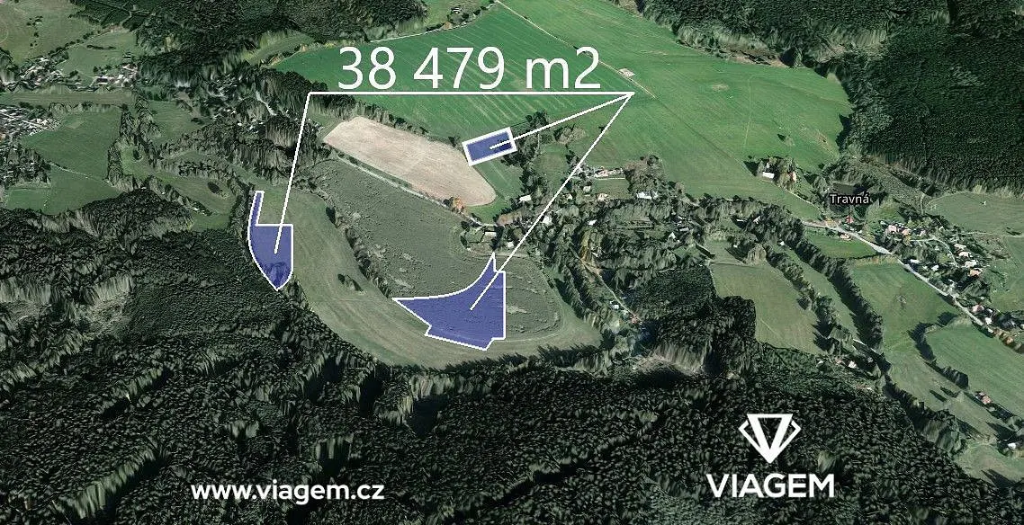 Prodej pozemku 801 m², Horní Bradlo · okres Chrudim