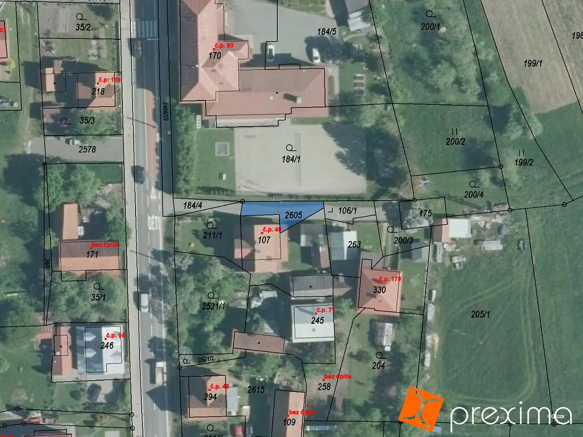 Prodej pozemku 45 m², Leskovec · okres Vsetín