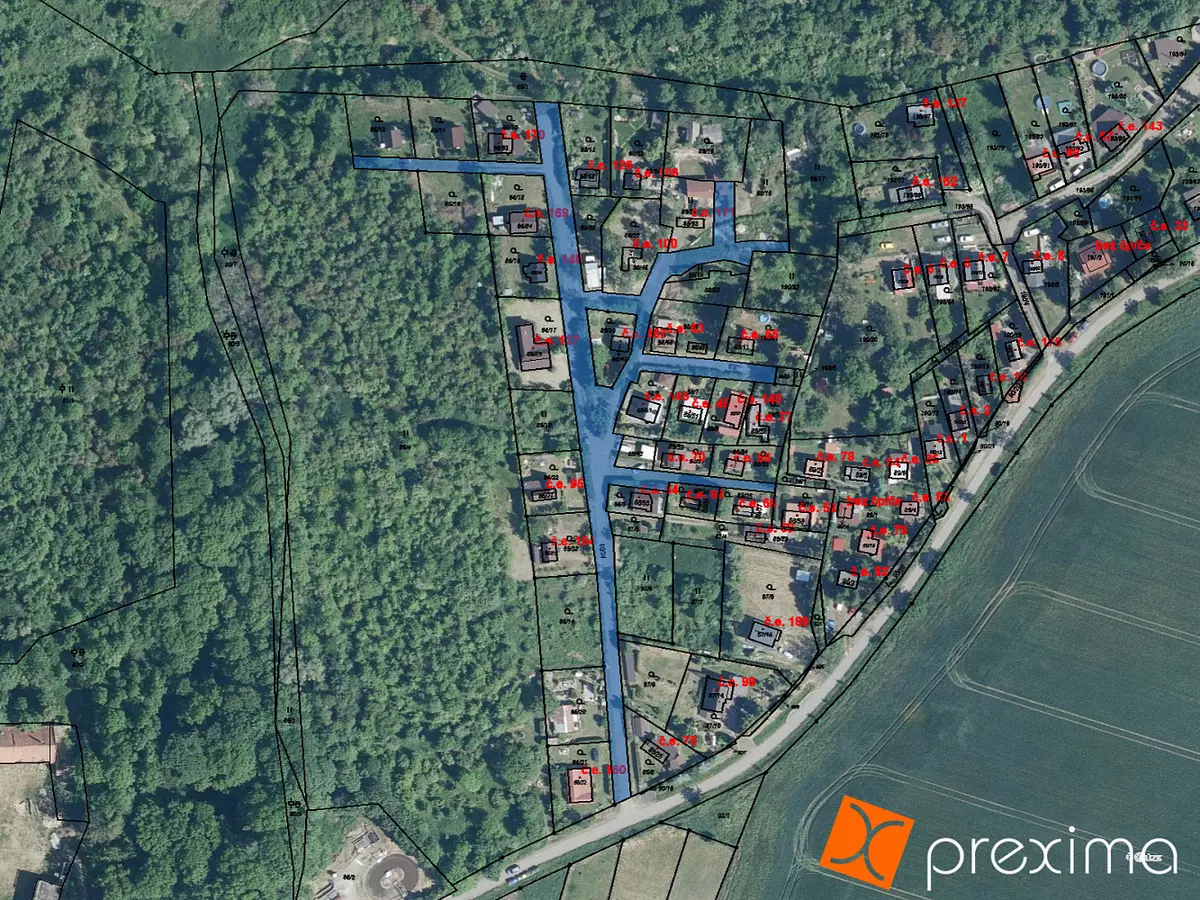 Prodej pozemku 81 m², Chbany · okres Chomutov