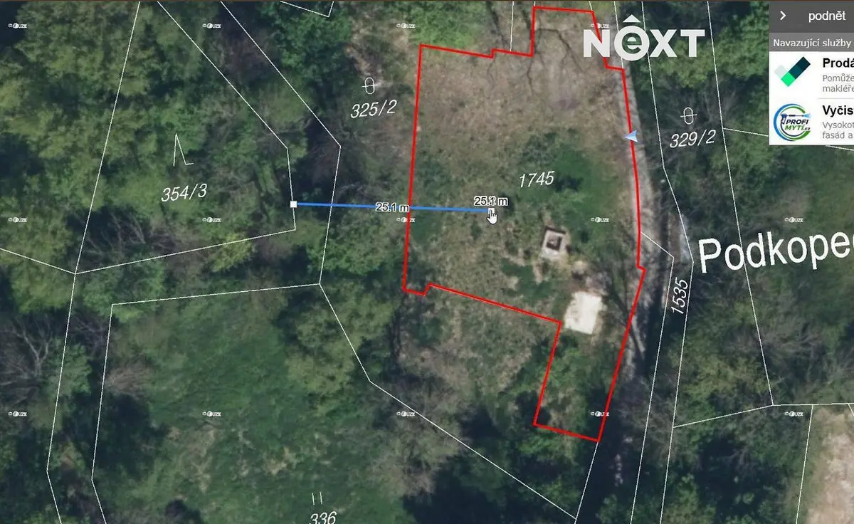 Prodej pozemku 890 m², Rosice