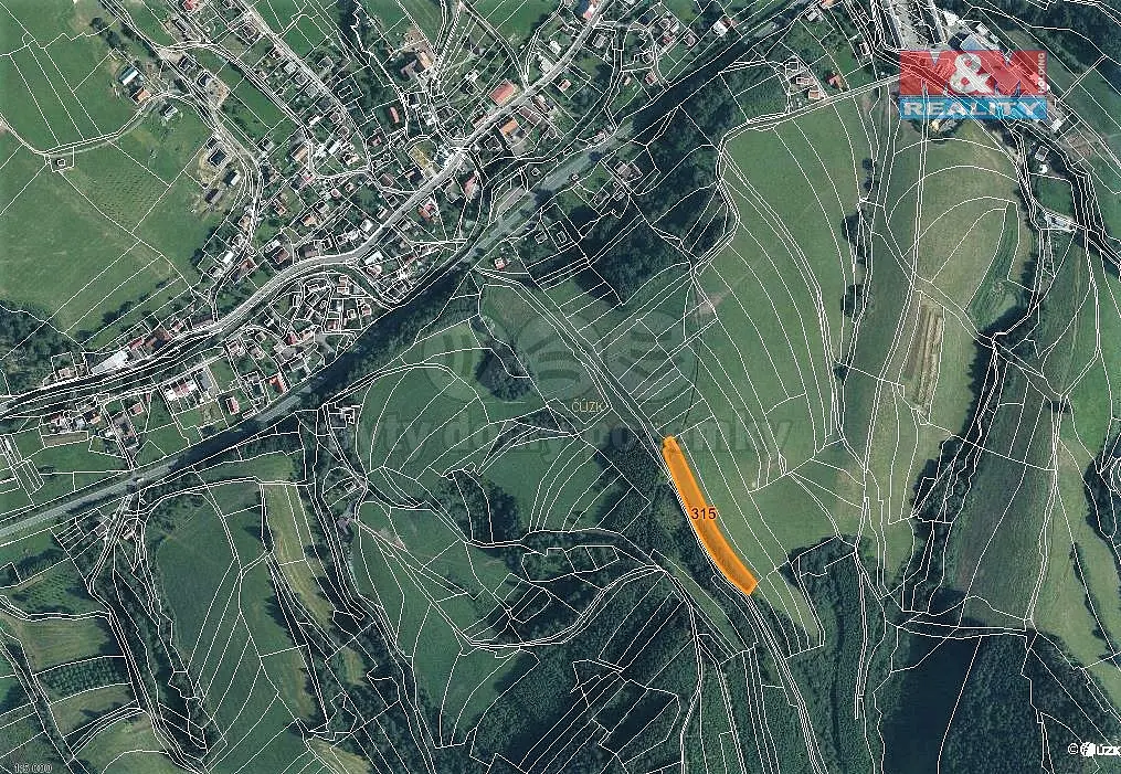 Prodej pozemku 64 m², Lhota u Vsetína · okres Vsetín