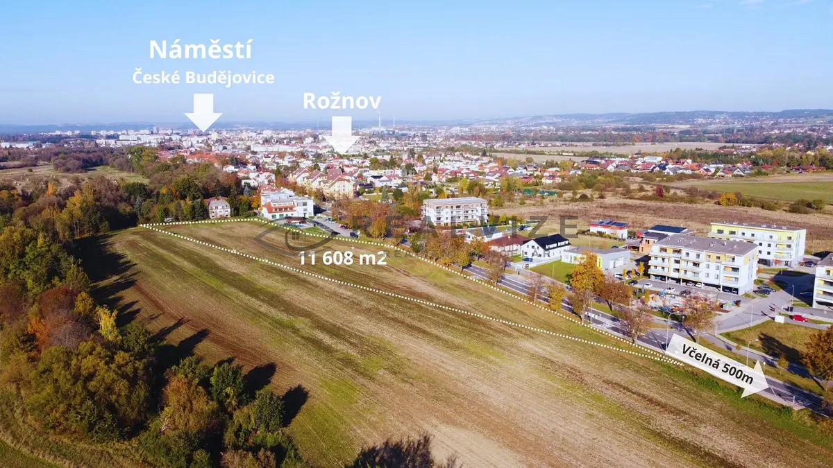Prodej pozemku 11608 m², Lidická tř. · České Budějovice 7 · České Budějovice