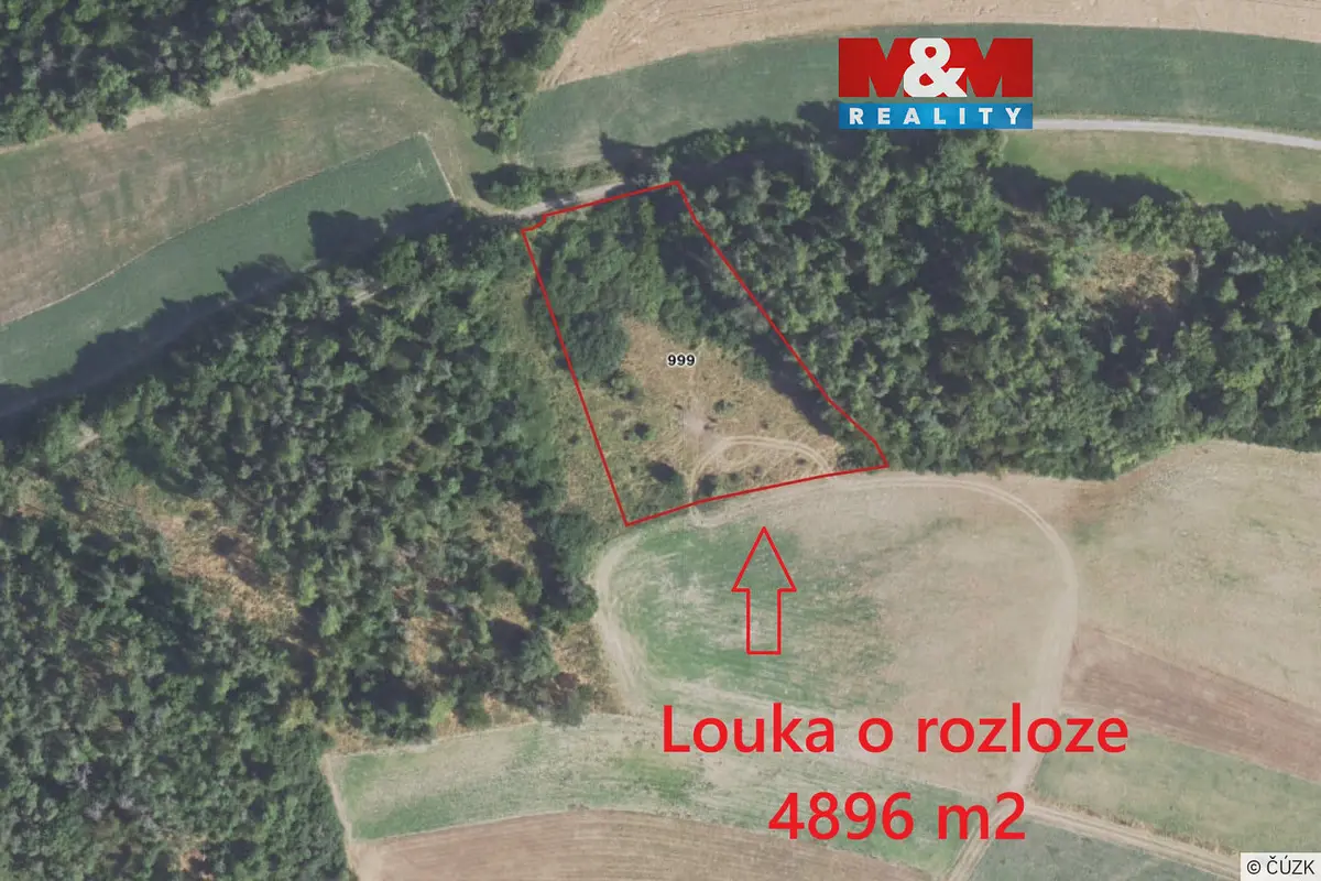 Prodej pozemku 896 m², Hradiště · okres Rokycany