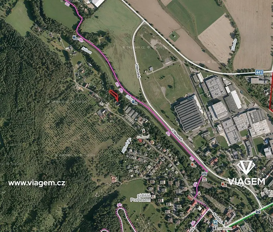 Prodej pozemku 70 m², Odry · okres Nový Jičín