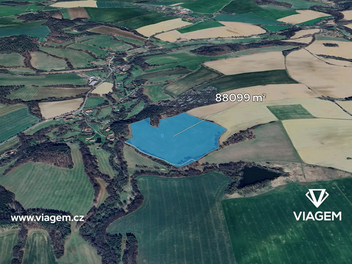 Prodej pozemku 44049 m², Maršovice · okres Benešov