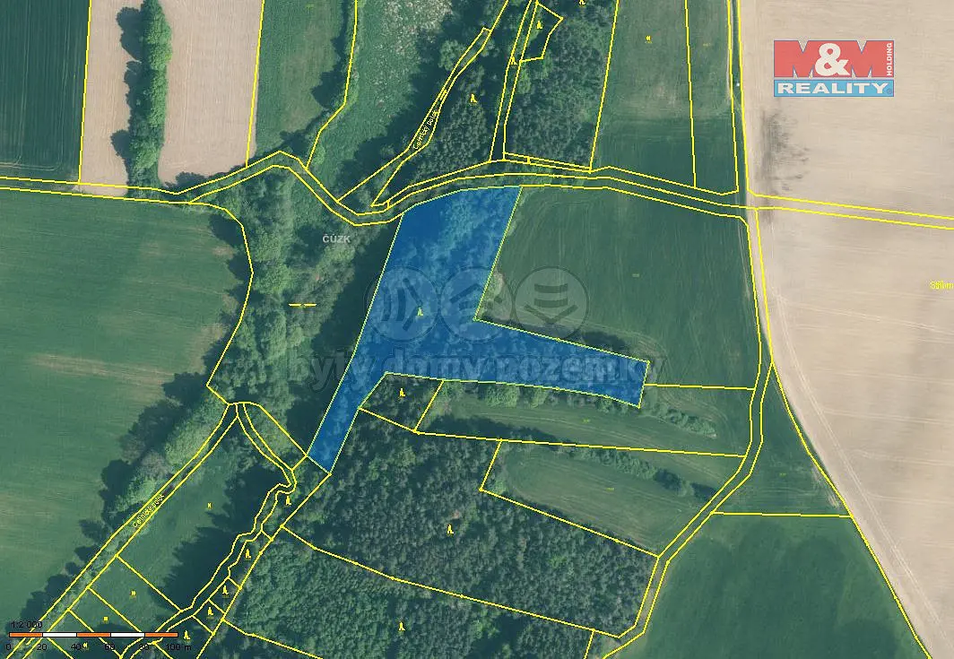 Prodej pozemku 11147 m², Paračov · okres Strakonice